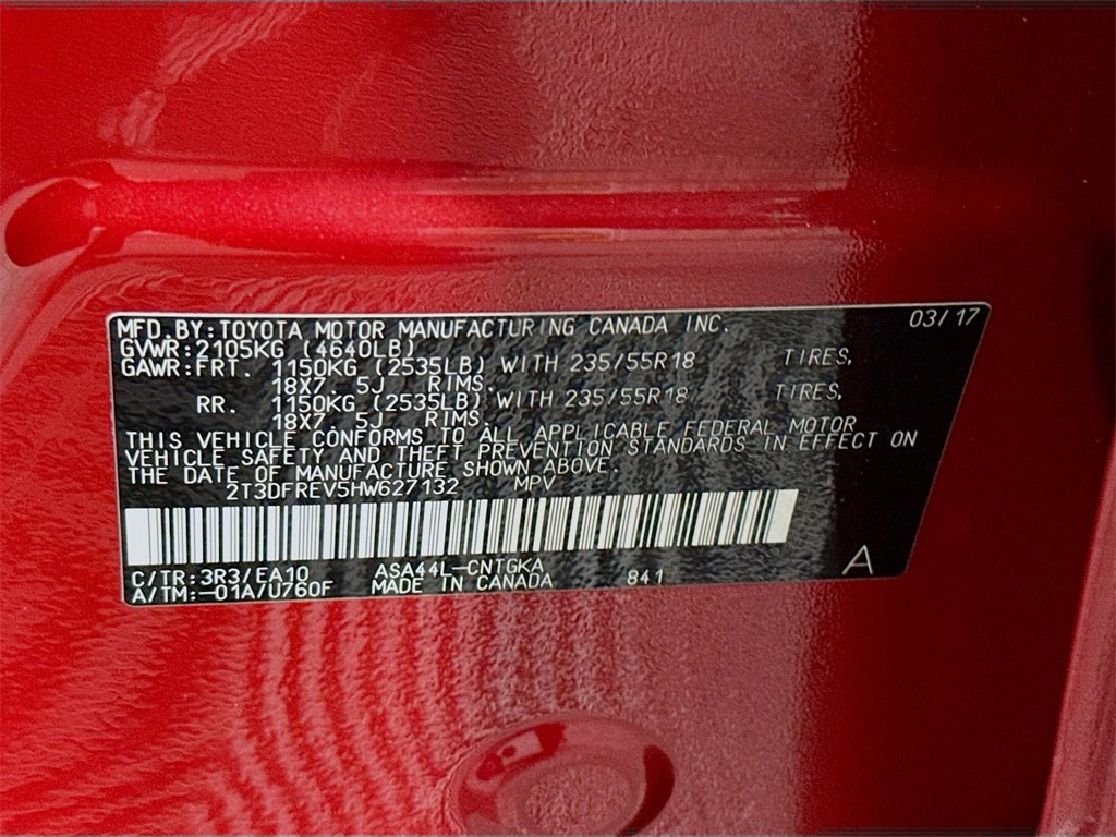 Used 2017 Toyota RAV4 Limited image 35