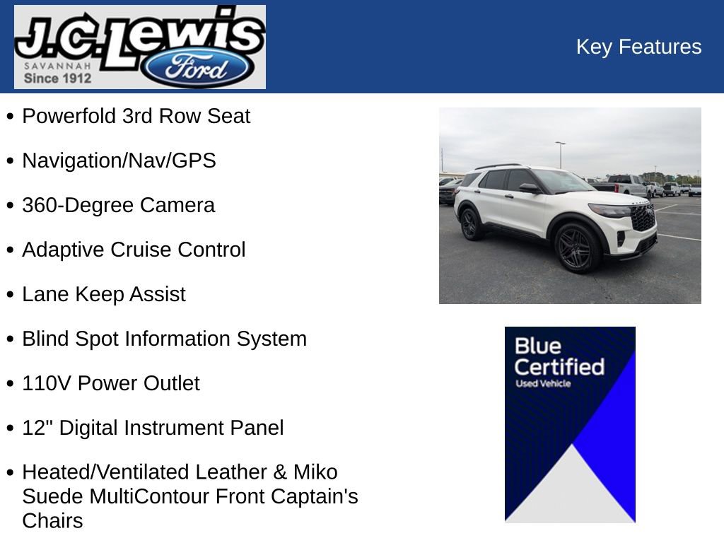 Certified 2026 Ford Explorer ST w/ Sun And Sound Package AWD/4WD image 36