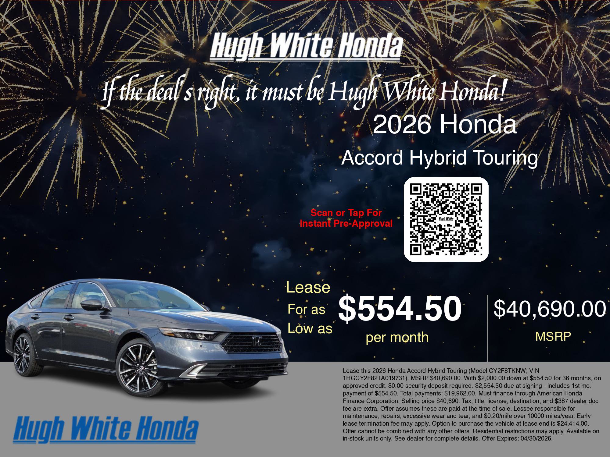 New 2026 Honda Accord Touring image 3