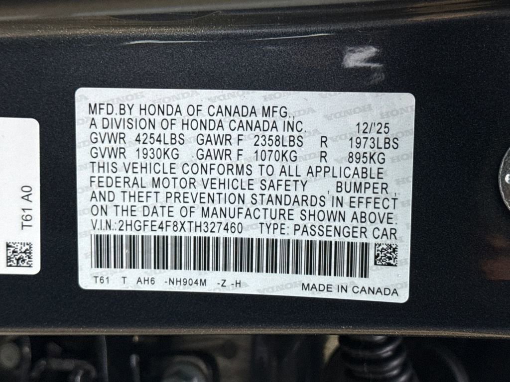 New 2026 Honda Civic Sport image 28