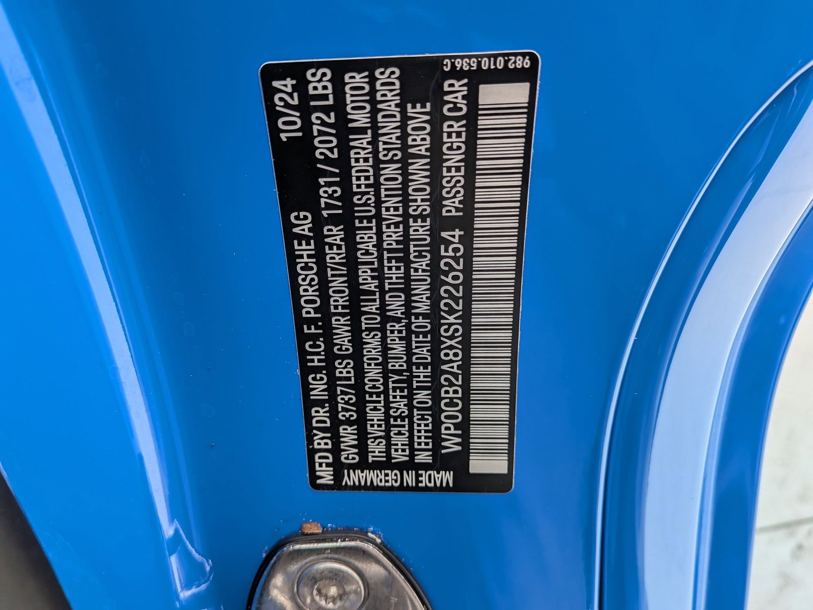 New 2025 Porsche 718 Boxster S image 28