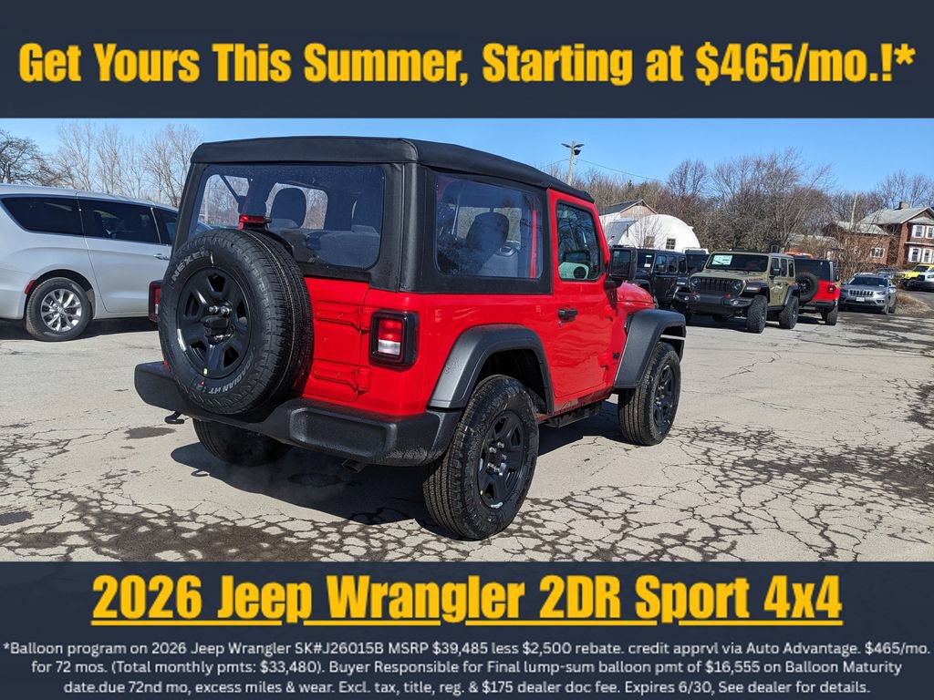 New 2026 Jeep Wrangler Sport AWD/4WD image 8