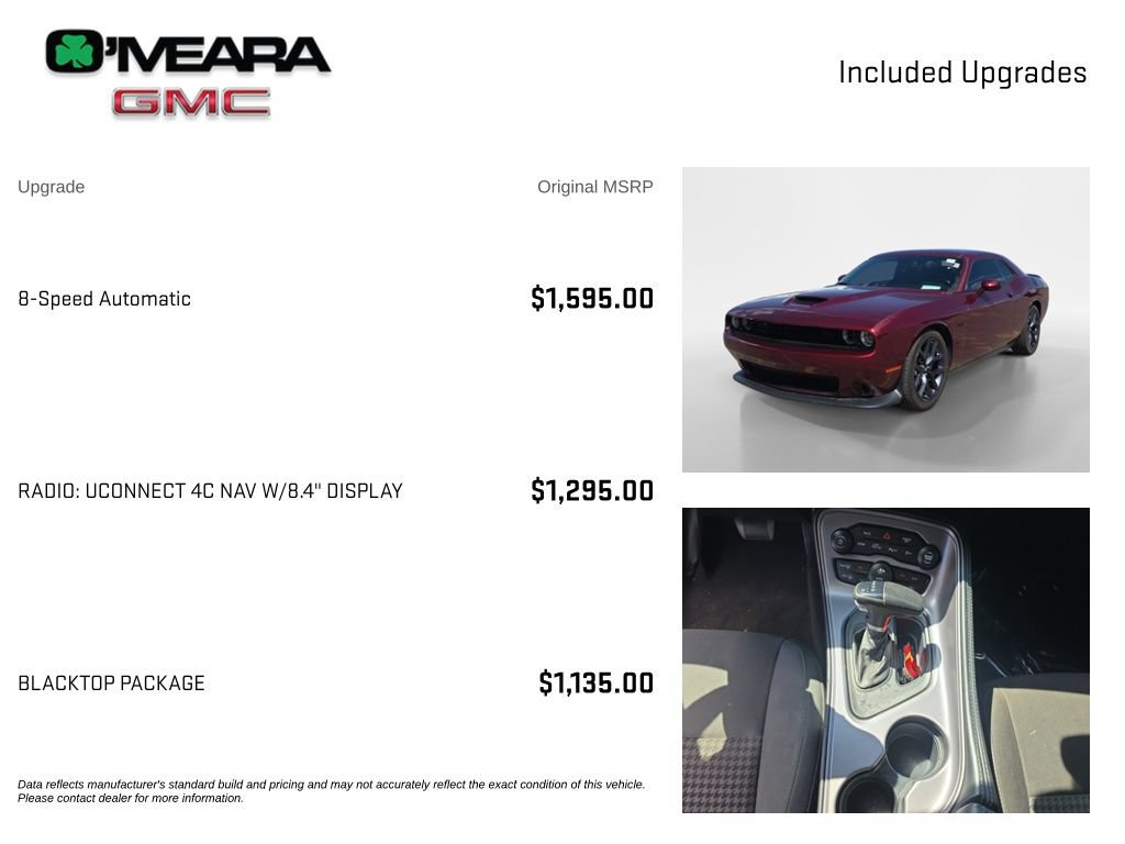 Used 2023 Dodge Challenger R/T w/ Blacktop Package RWD image 4