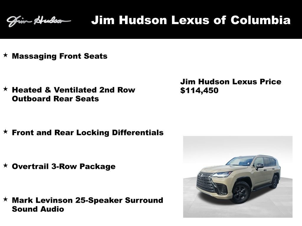 Certified 2025 Lexus LX 700h Overtrail AWD/4WD image 3