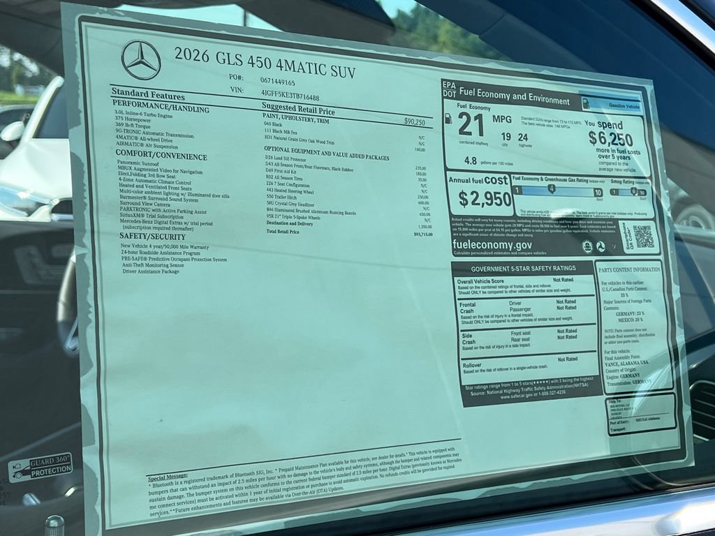 New 2026 Mercedes-Benz GLS 450 4MATIC image 37