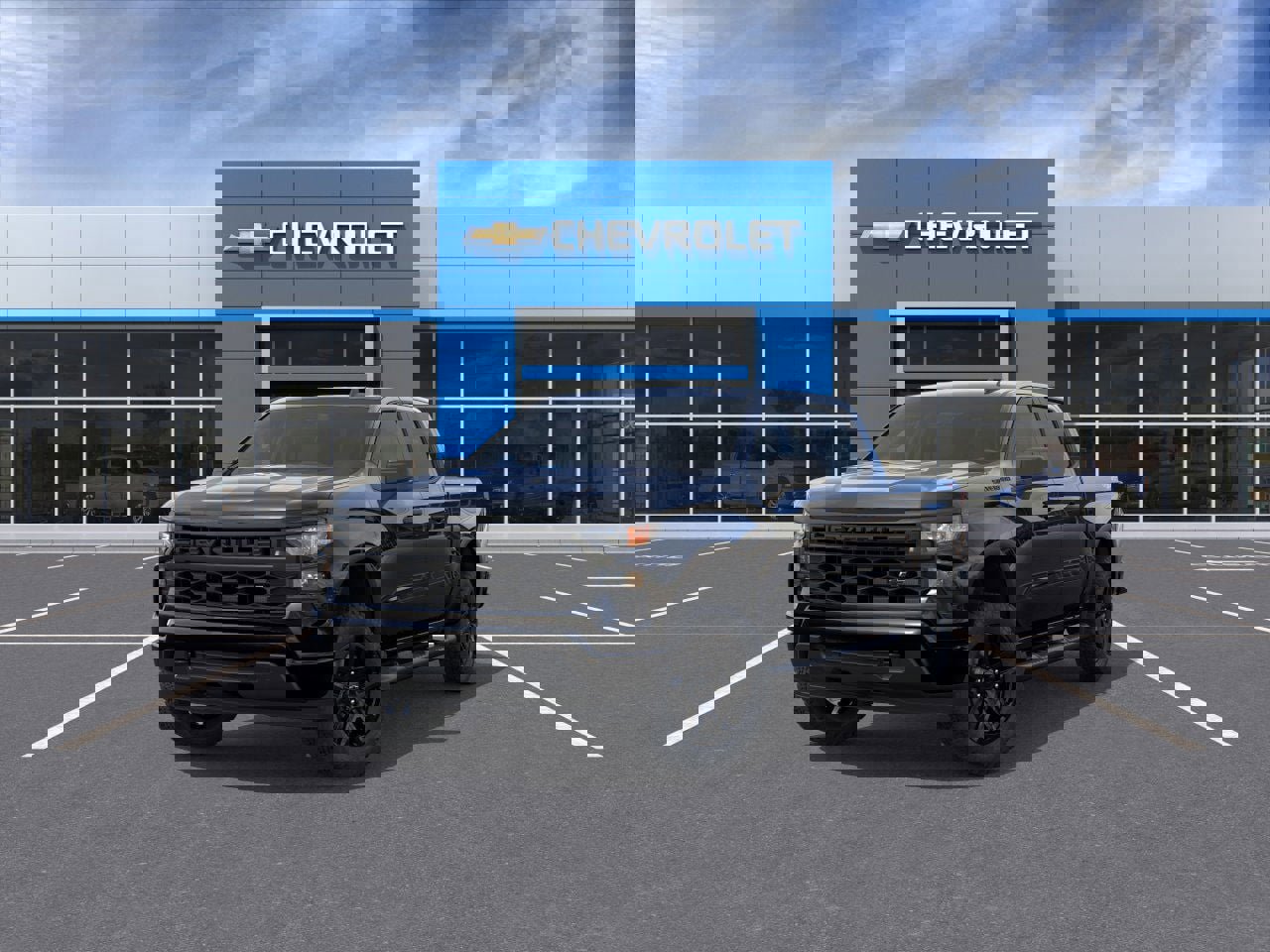 New 2026 Chevrolet Silverado 1500 Custom w/ Turbomax Blackout Package image 8