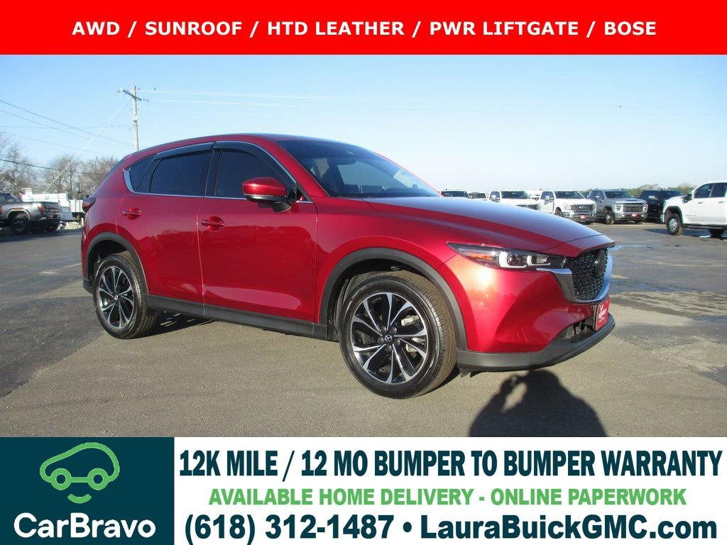 Used 2022 MAZDA CX-5 AWD 2.5 S w/ Premium Package image 1
