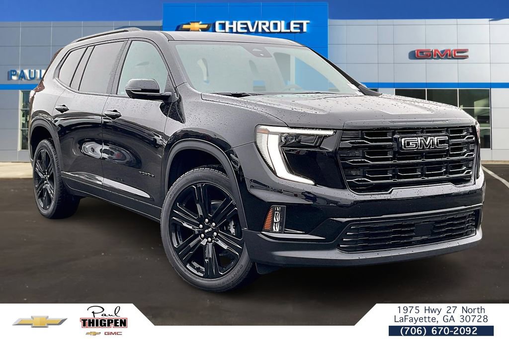 New 2026 GMC Acadia Elevation w/ Black Edition