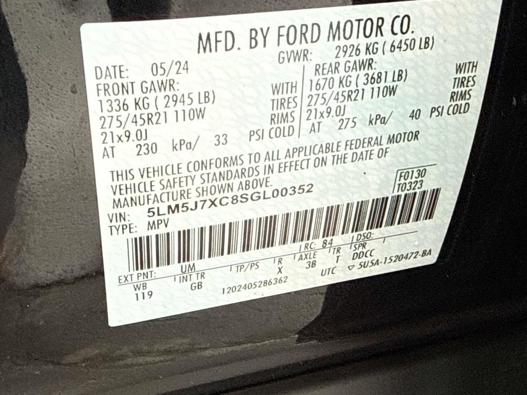 Used 2025 Lincoln Aviator Reserve w/ Illumination Package AWD/4WD image 15