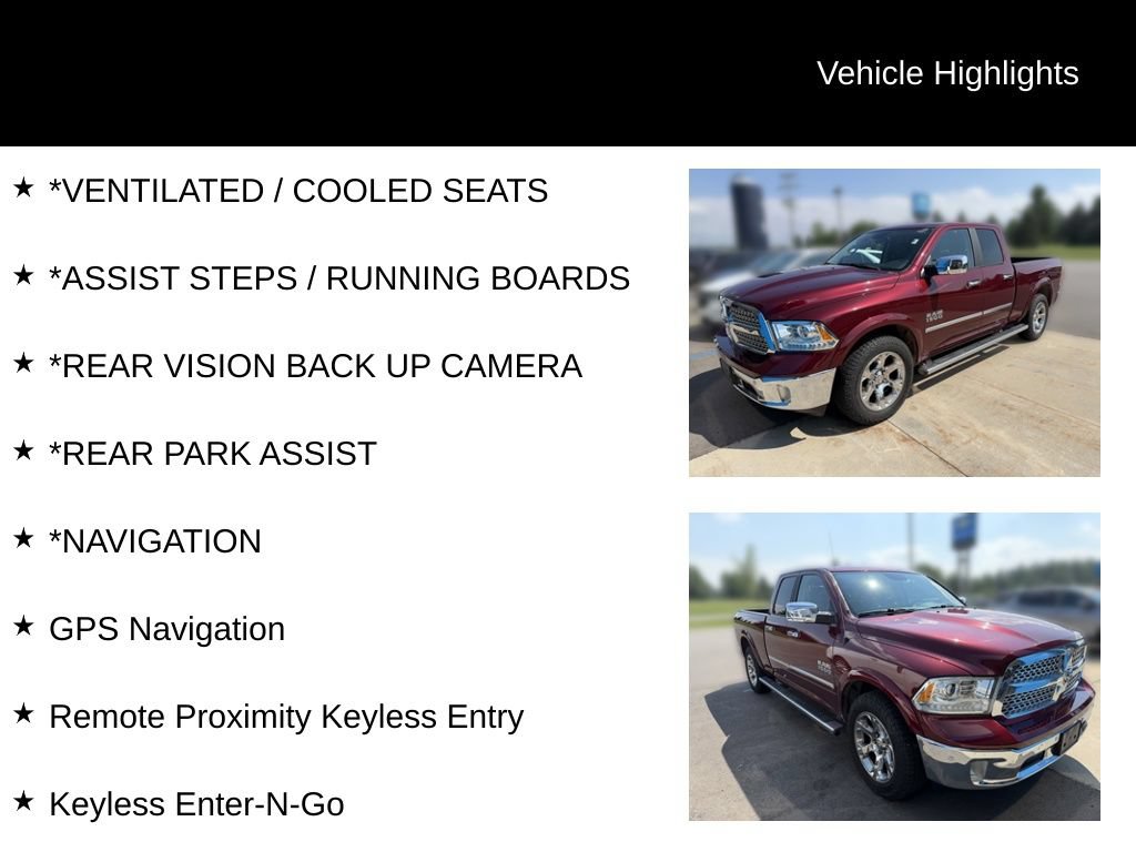 Used 2018 RAM 1500 Laramie w/ Convenience Group AWD/4WD image 14
