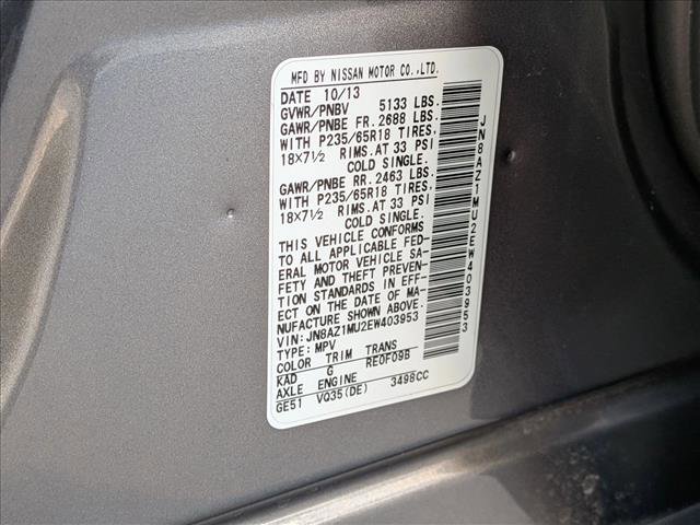 Used 2014 Nissan Murano SV w/ Value Package image 24