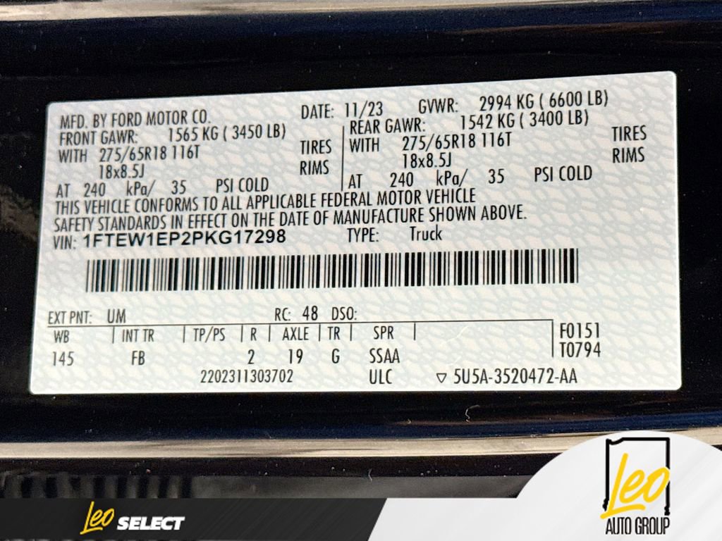 Used 2023 Ford F150 XLT w/ Equipment Group 302A High AWD/4WD image 32