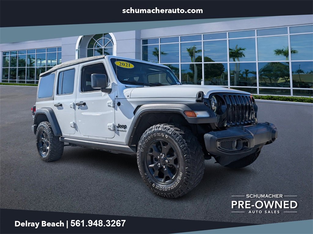 Certified 2021 Jeep Wrangler Unlimited Sport image 1