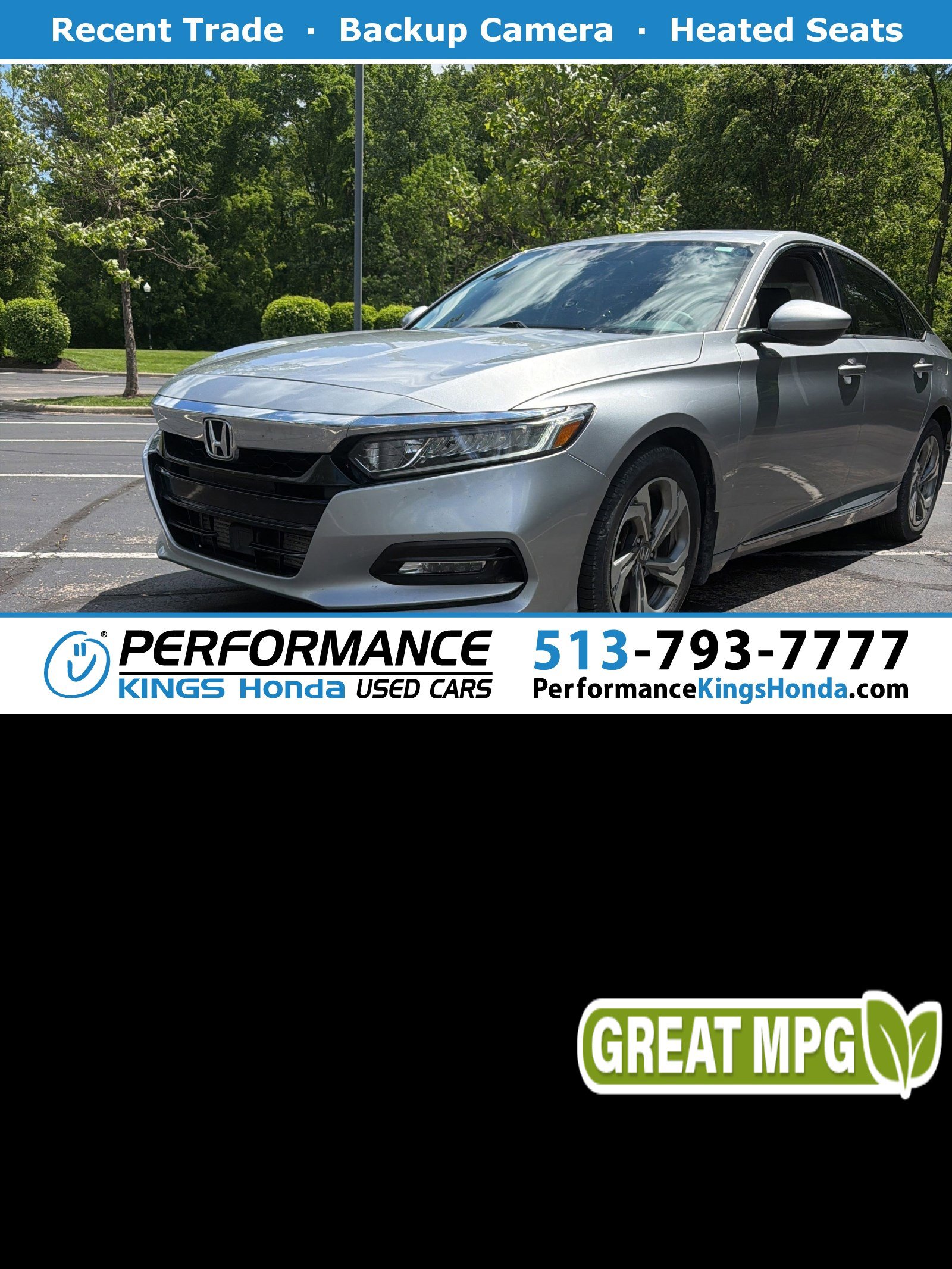 Used 2019 Honda Accord EX