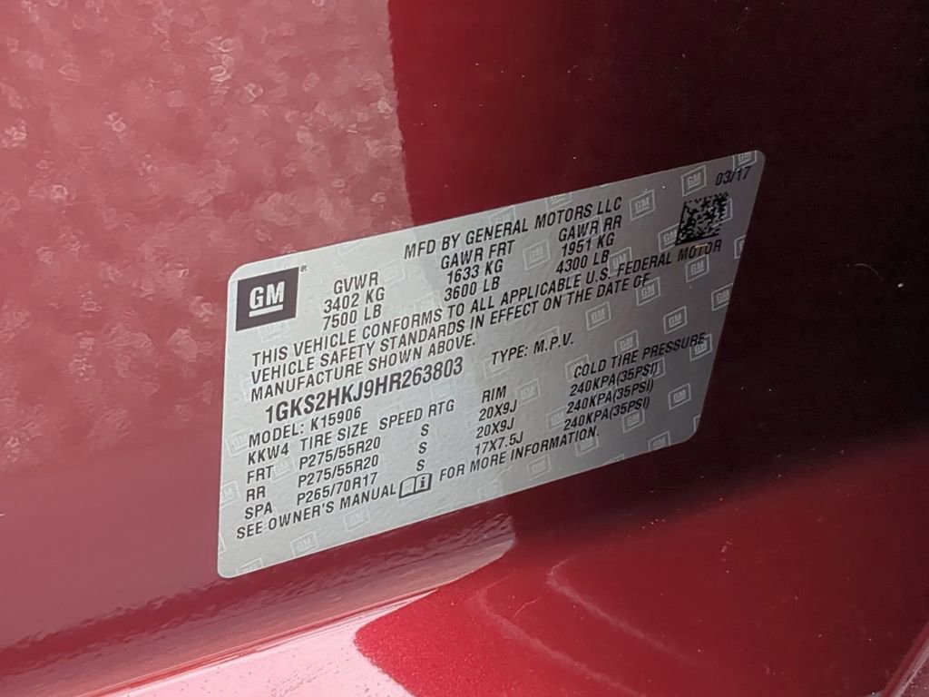 Used 2017 GMC Yukon XL Denali w/ Open Road Package image 38