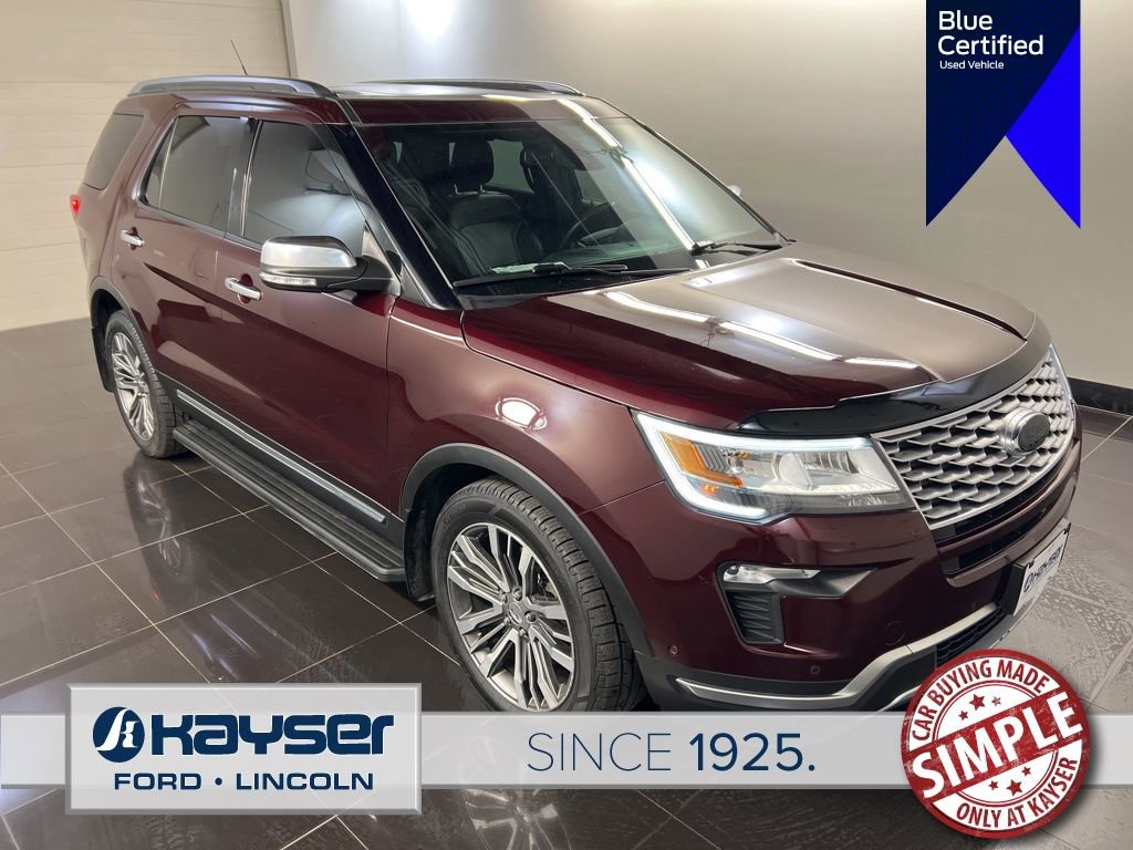 Certified 2018 Ford Explorer Platinum