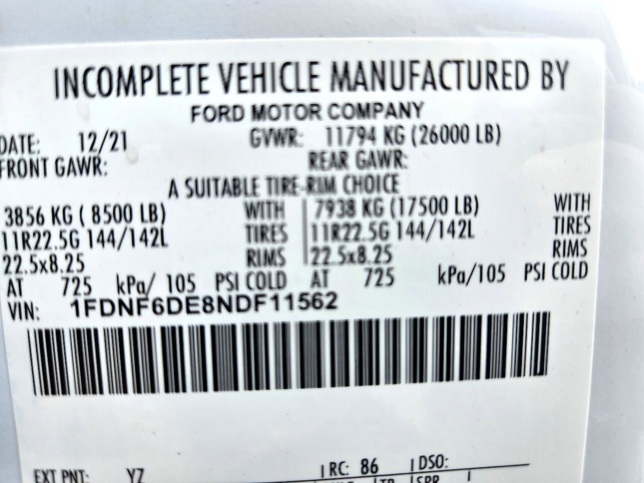 Used 2022 Ford F650 2WD Regular Cab Super Duty image 79