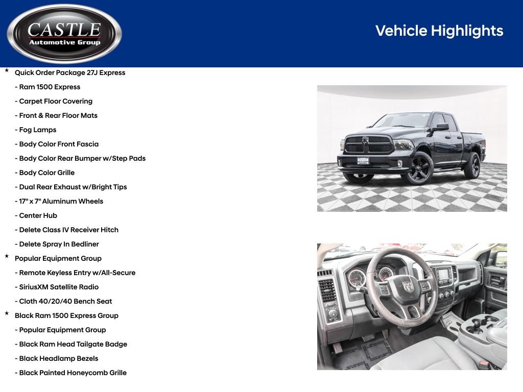 Used 2017 RAM 1500 Express w/ Black Ram 1500 Express Group AWD/4WD image 4