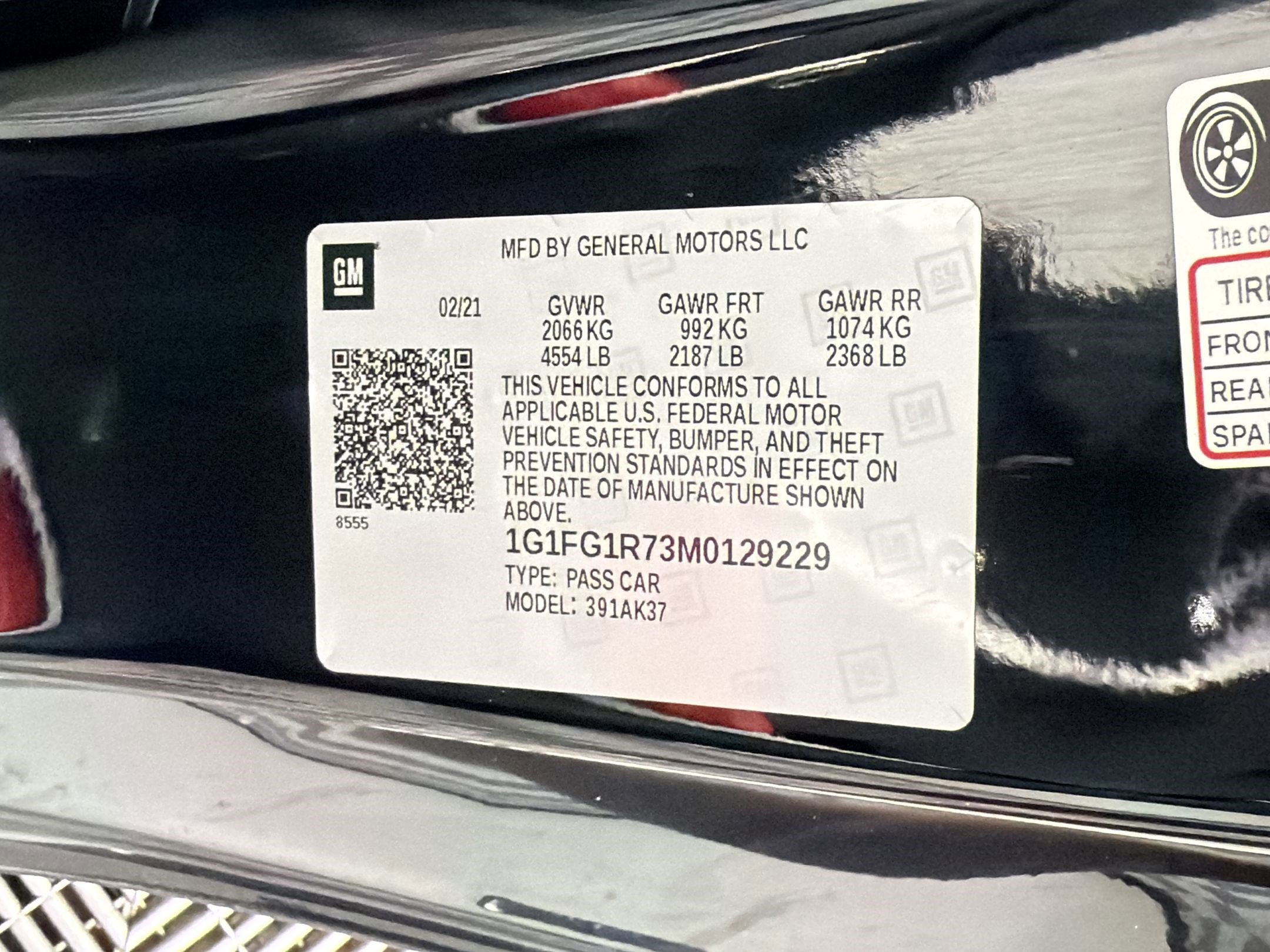 Used 2021 Chevrolet Camaro SS RWD image 17