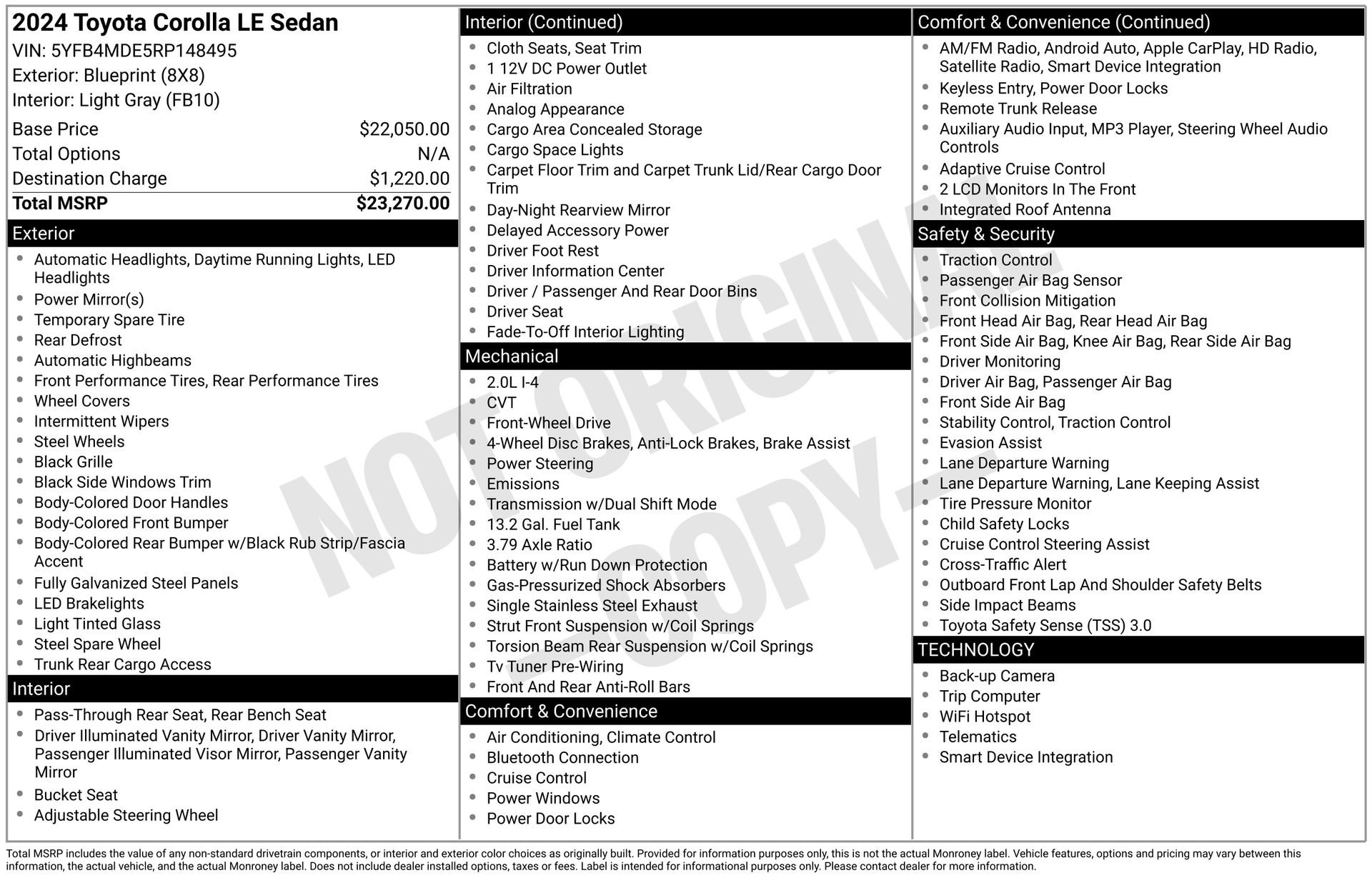Certified 2024 Toyota Corolla LE image 32