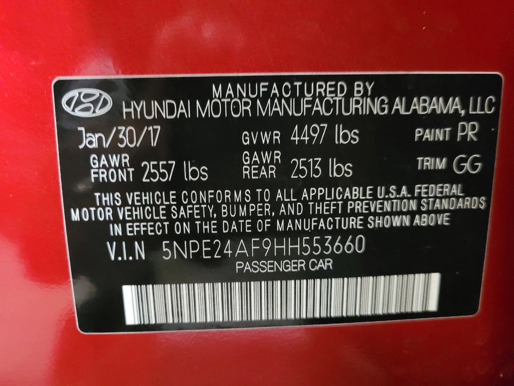 Used 2017 Hyundai Sonata SE FWD image 33