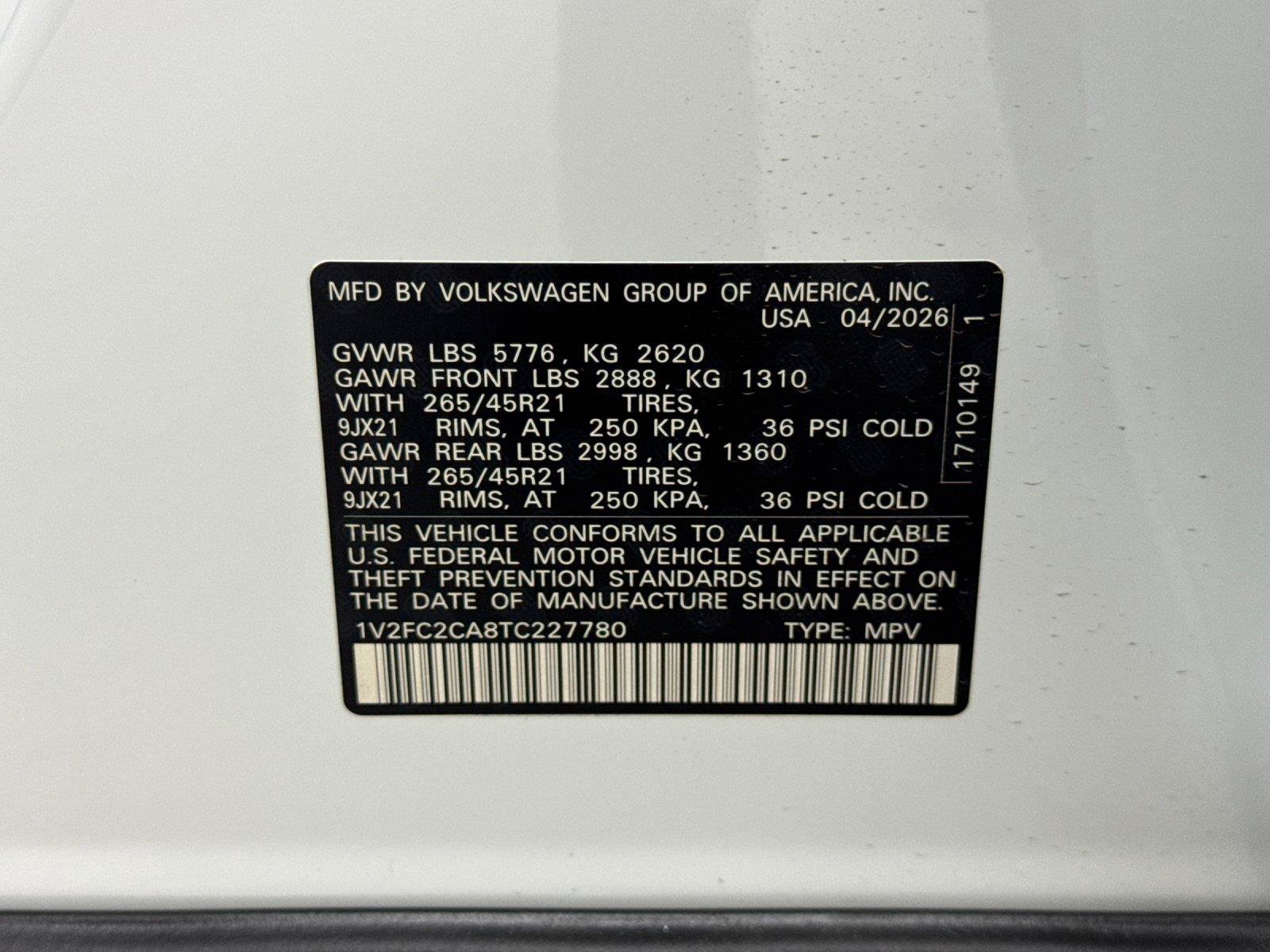 New 2026 Volkswagen Atlas Cross Sport SEL Premium R-Line AWD/4WD image 28