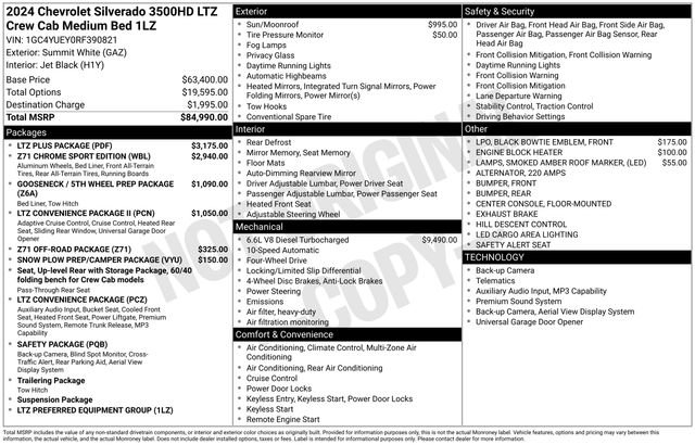 Used 2024 Chevrolet Silverado 3500 LTZ w/ LTZ Plus Package AWD/4WD image 7