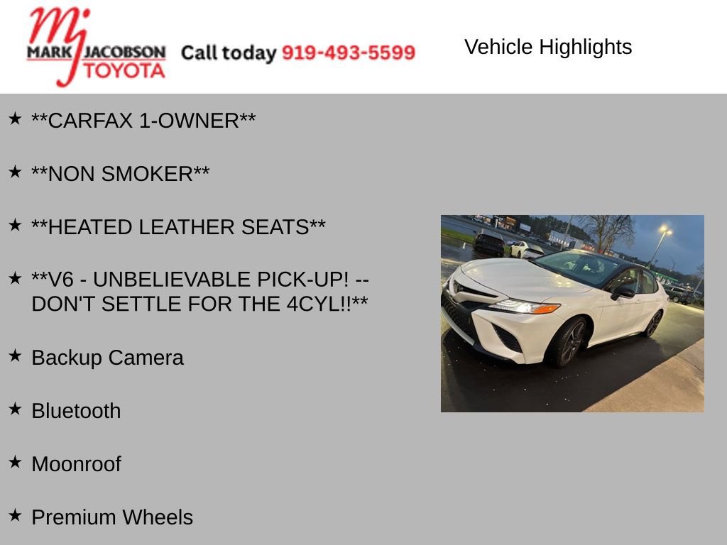 Used 2020 Toyota Camry XSE image 6