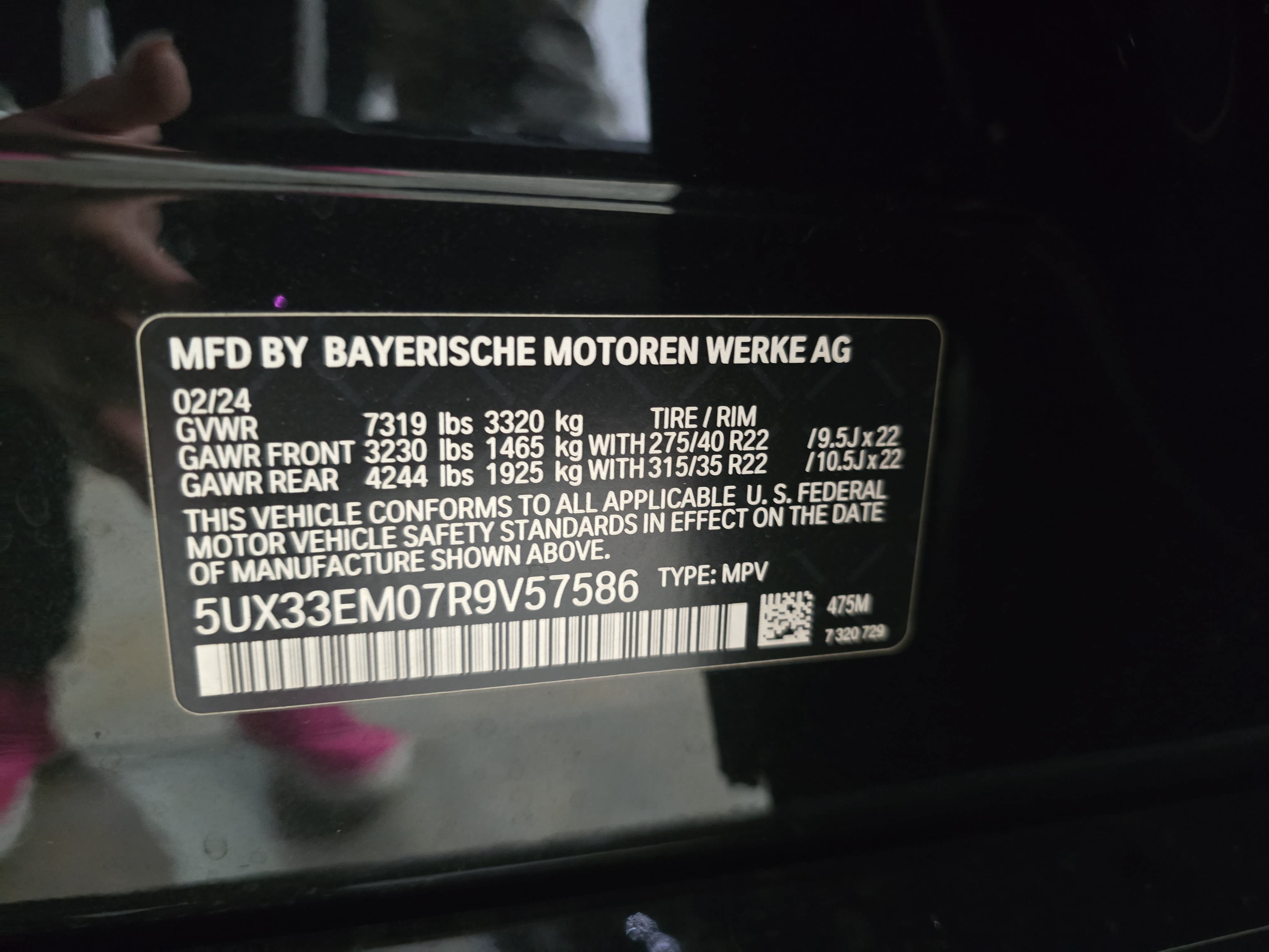 Used 2024 BMW X7 M60i w/ Climate Comfort Package AWD/4WD image 33