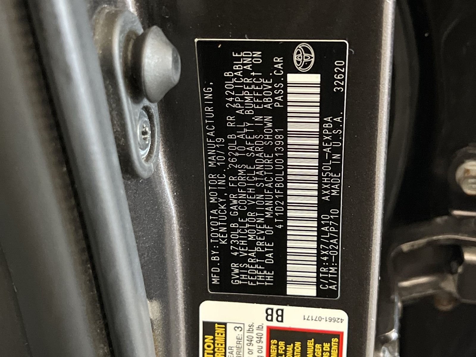 Used 2020 Toyota Avalon Limited w/ Advanced Safety Package FWD image 40