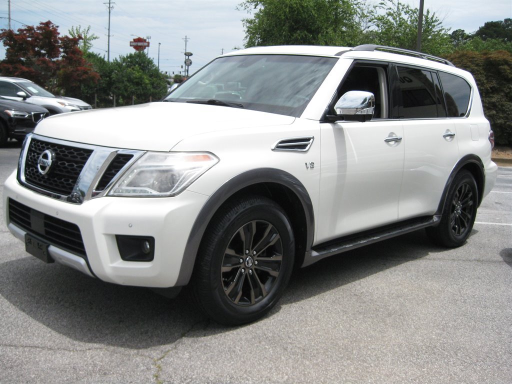 Used 2017 Nissan Armada Platinum w/ Captain Seat Package AWD/4WD image 3