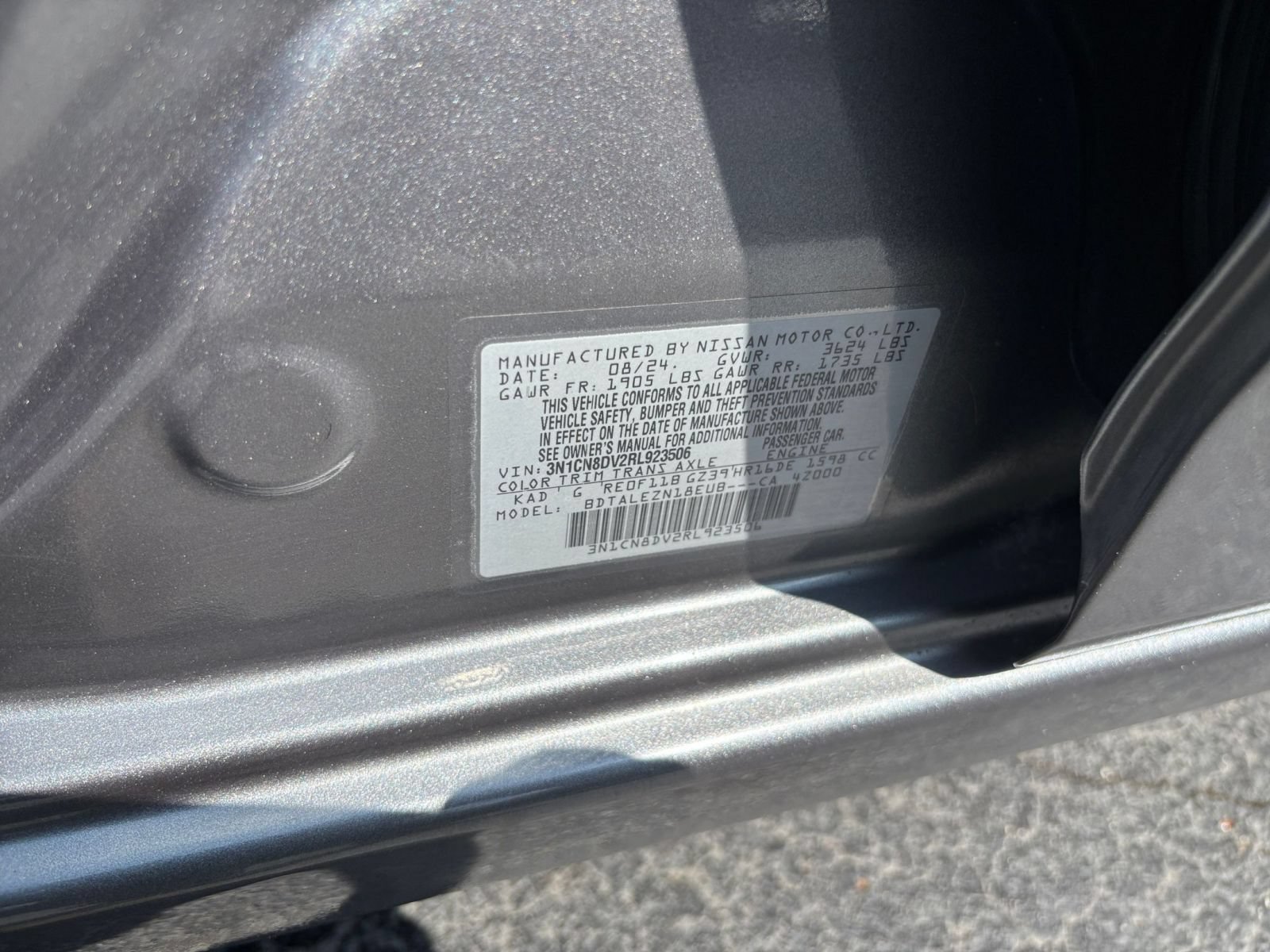 Used 2024 Nissan Versa S FWD image 23