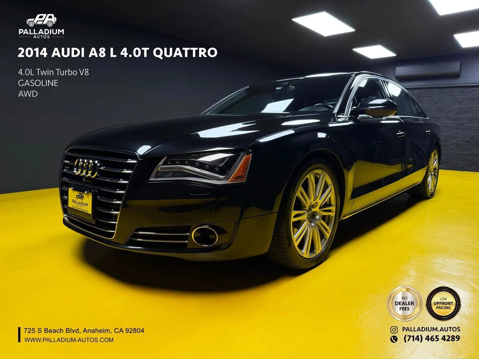 Used 2014 Audi A8 L 4.0T w/ Premium Package