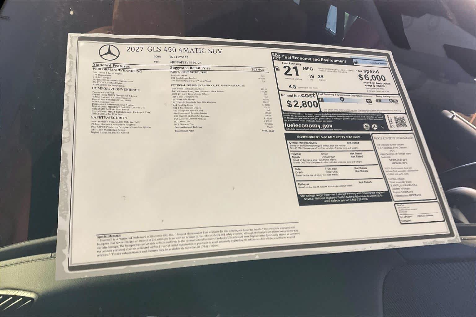 New 2027 Mercedes-Benz GLS 450 4MATIC image 18