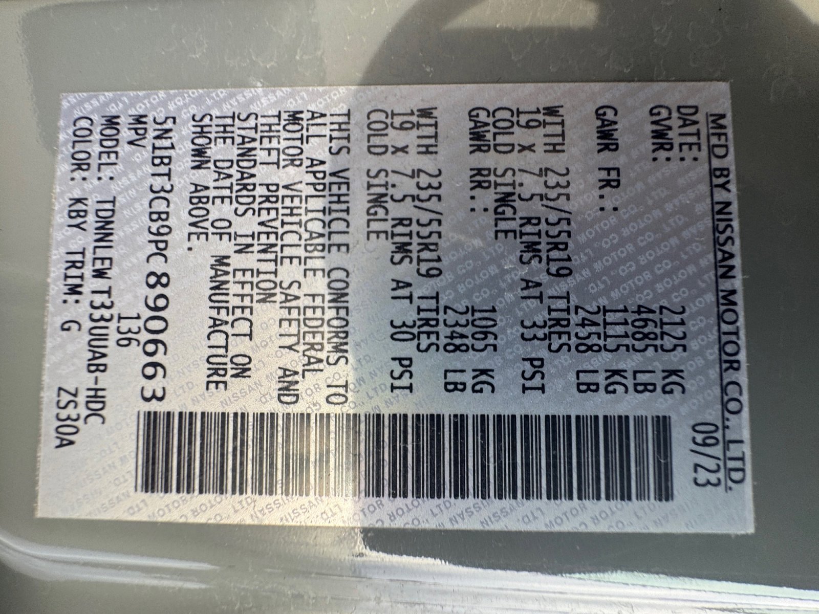 Used 2023 Nissan Rogue SL w/ SL Premium Package image 25