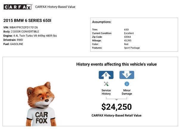 Used 2015 BMW 650i Convertible RWD image 16