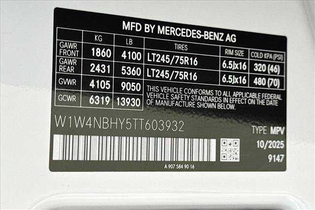 New 2026 Mercedes-Benz Sprinter 2500 image 27