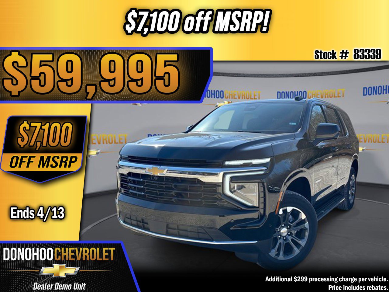 New 2026 Chevrolet Tahoe LS image 1