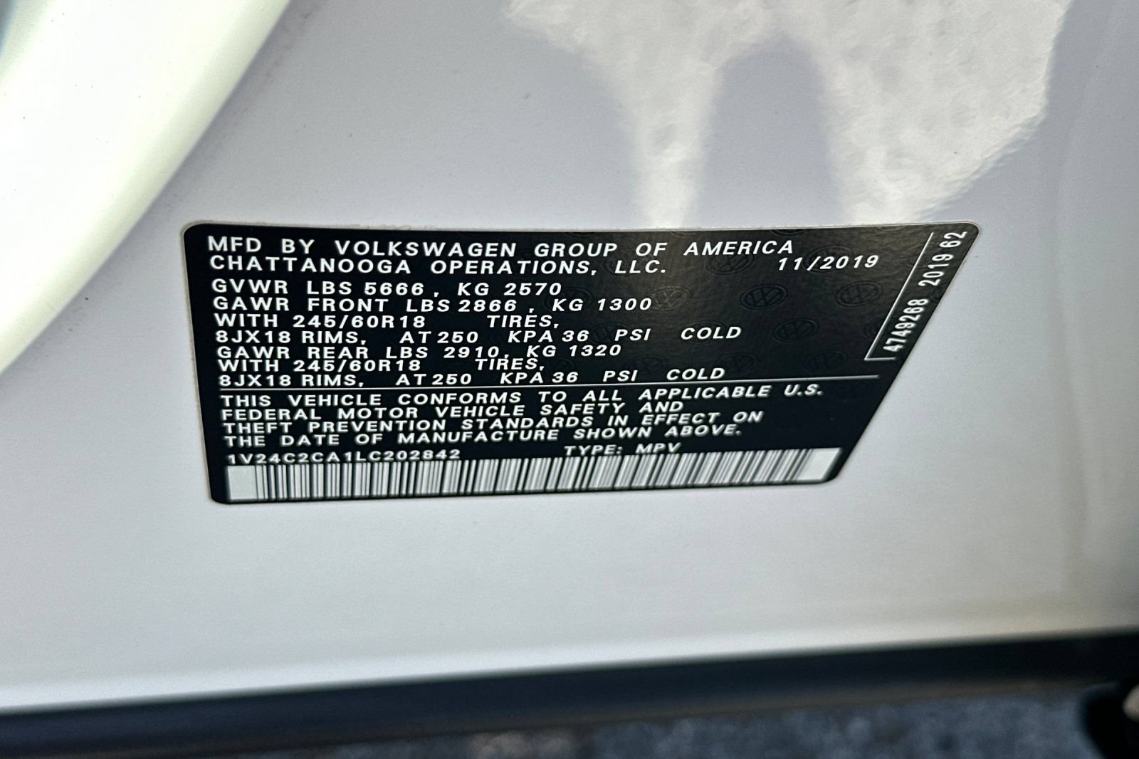 Used 2020 Volkswagen Atlas Cross Sport SE AWD/4WD image 37