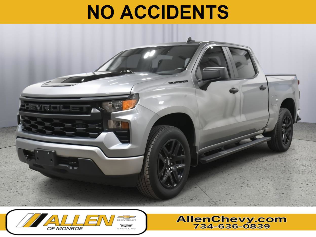 Used 2023 Chevrolet Silverado 1500 Custom w/ LPO, Dark Essentials Package AWD/4WD image 1