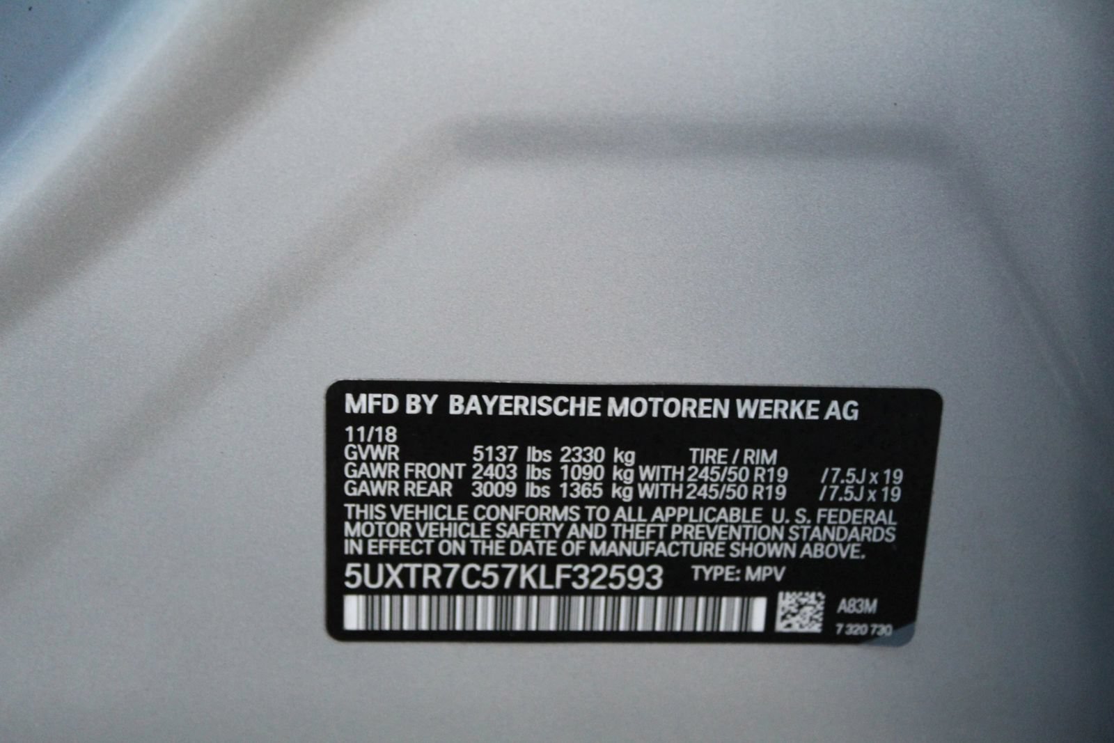 Used 2019 BMW X3 sDrive30i w/ Driving Assistance Package RWD image 43