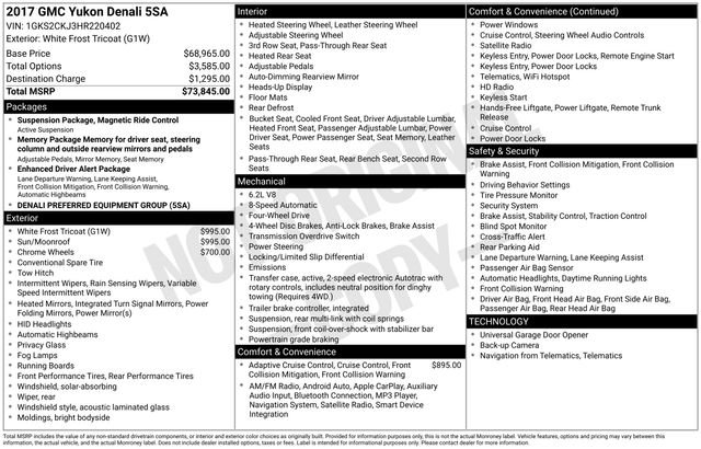 Used 2017 GMC Yukon Denali image 37