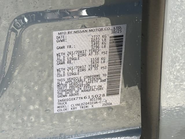 Certified 2026 Nissan Frontier PRO-4X w/ Pro-4x Convenience Package image 33