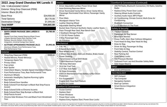 Used 2022 Jeep Grand Cherokee Laredo X image 5