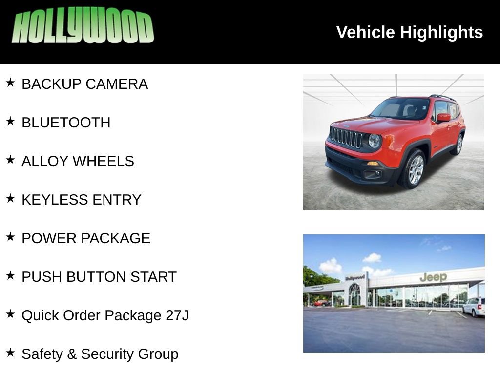 Used 2017 Jeep Renegade Latitude w/ Safety & Security Group image 3
