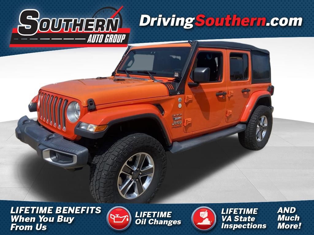 Used 2018 Jeep Wrangler Unlimited Sahara image 1