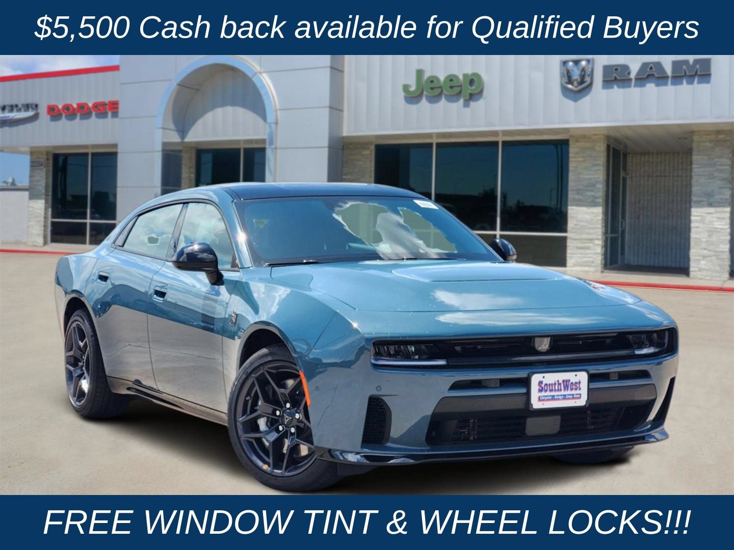 New 2026 Dodge Charger Scat Pack w/ Blacktop Package AWD/4WD 360° Tour