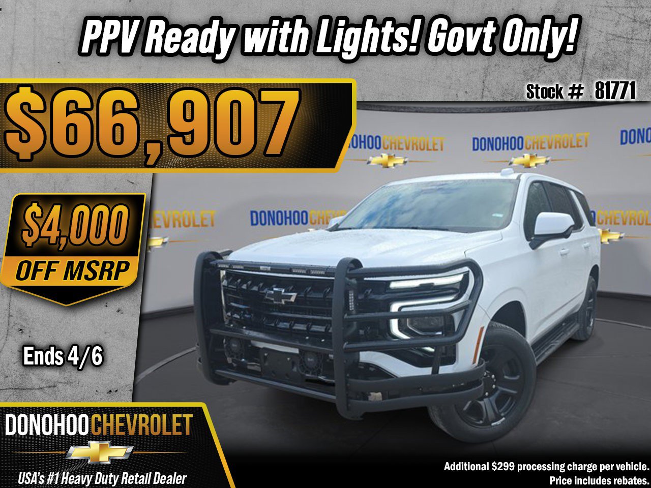 New 2025 Chevrolet Tahoe 2WD image 1