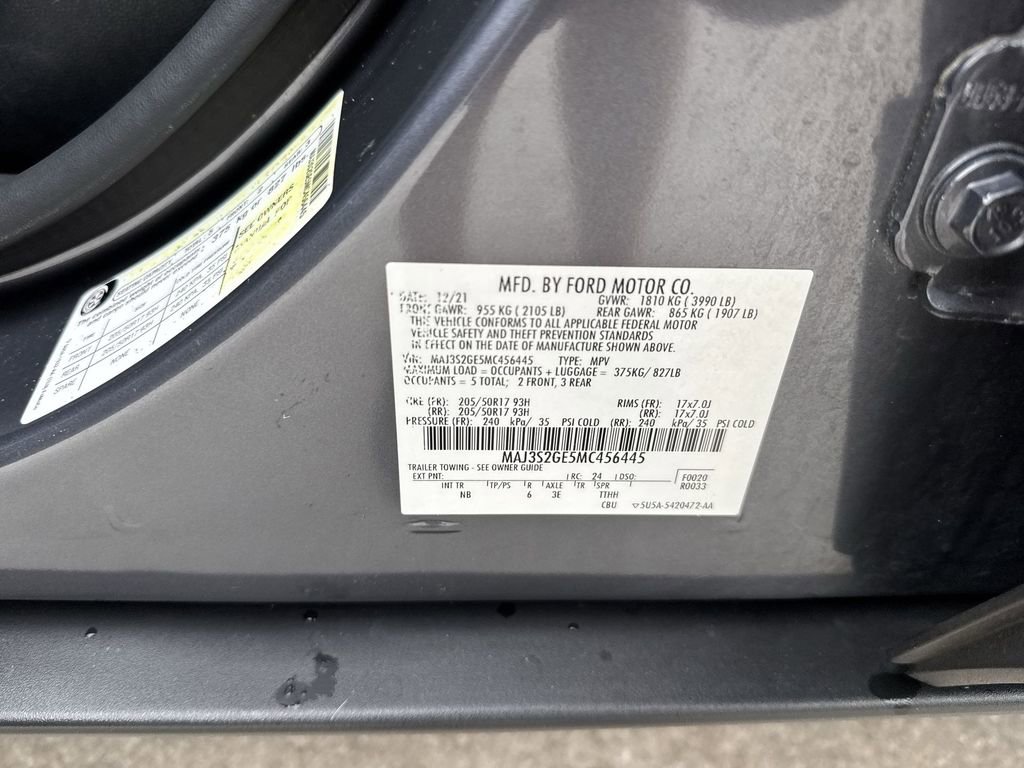 Used 2021 Ford EcoSport SE w/ SE Convenience Package FWD image 58
