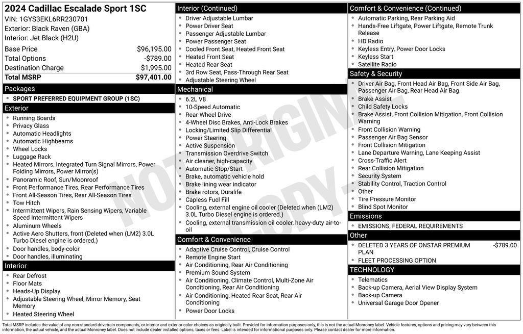 Certified 2024 Cadillac Escalade Sport image 4